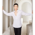 NY595 Men's Latin Dance Top